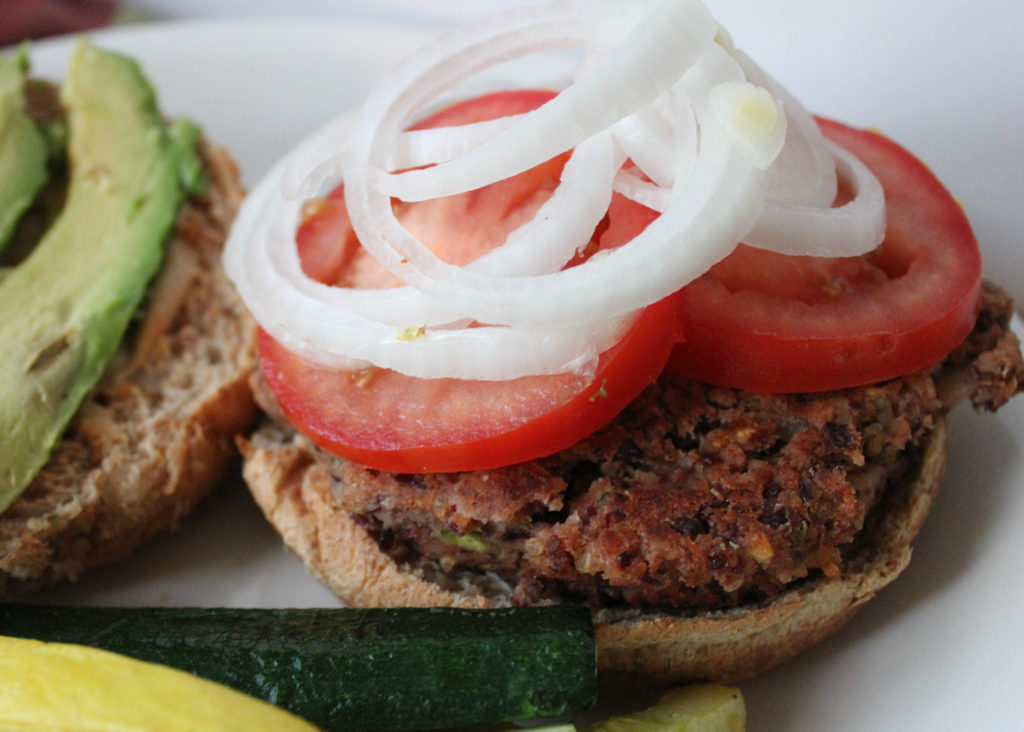 heres a great burger option for the vegetarian at your barbecue