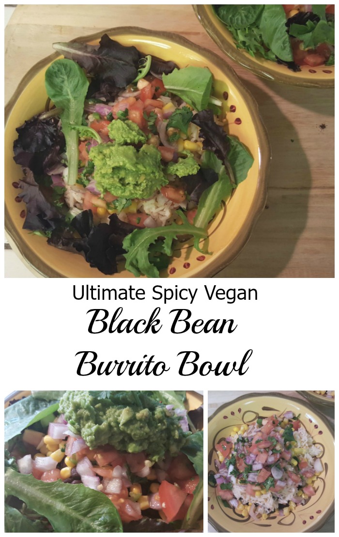 The Ultimate 30 Minute Vegan Spicy Black Bean Burrito Bowl