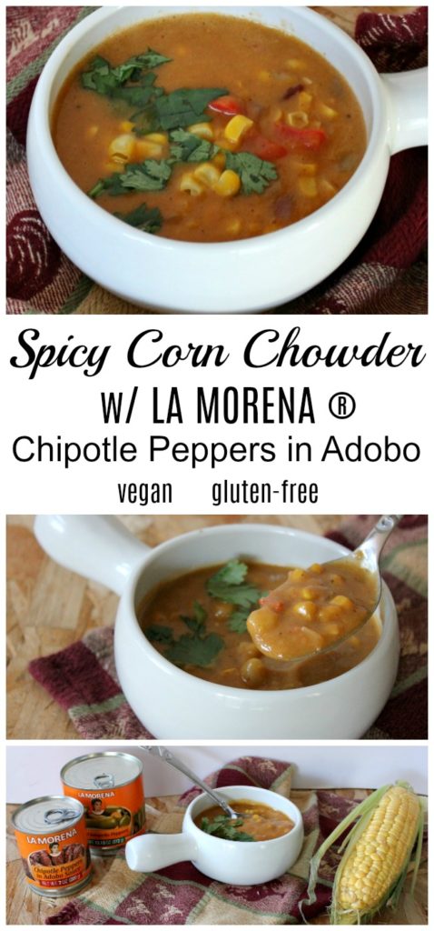 Spicy Corn Chowder with LA MORENA® Chipotle Peppers in Adobo