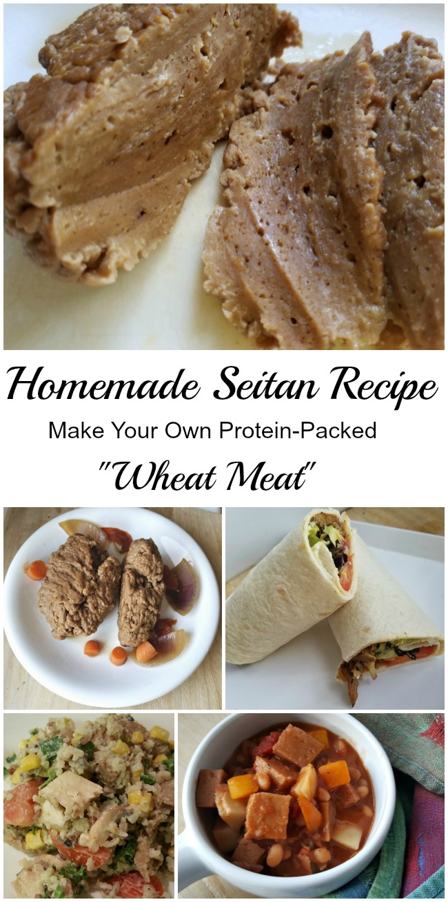 Easy Homemade Seitan Recipe. Make Protein Packed "Wheat Meat!"